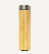 Bamboo With Stainless steel inside with plastic base ,Capacity - 500ml