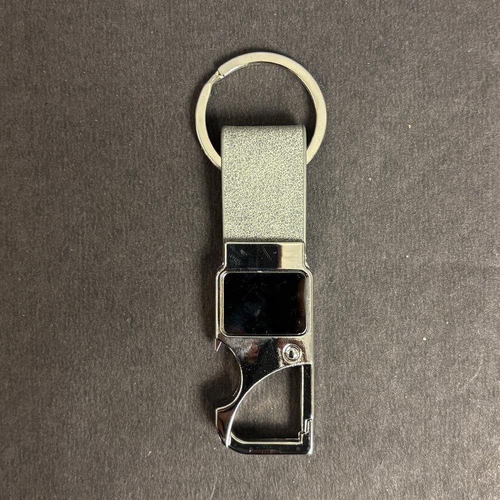 Faux Leather, Metal, Customizable, Lightweight Keychain