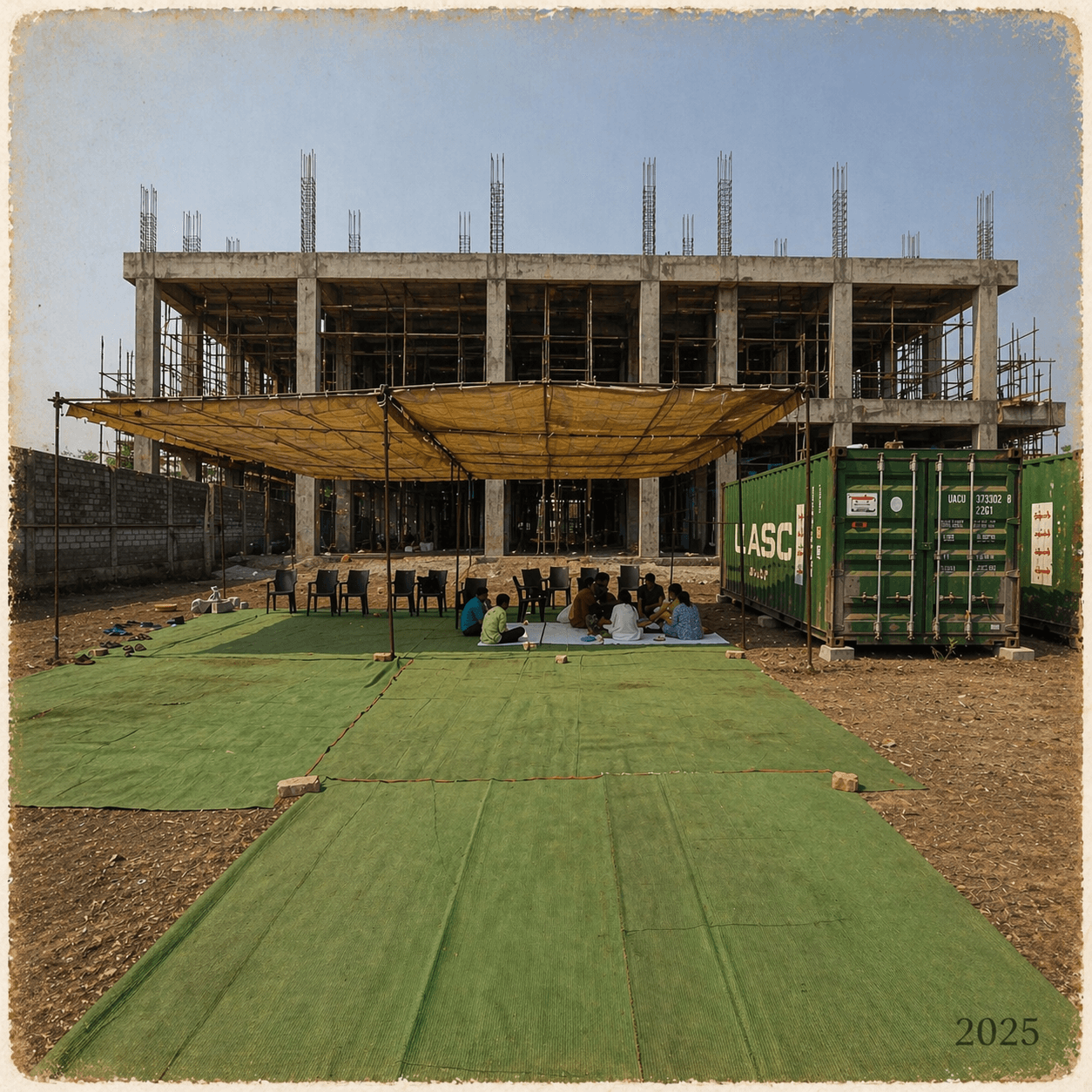 Food processing and packaging factory under construction in 2025