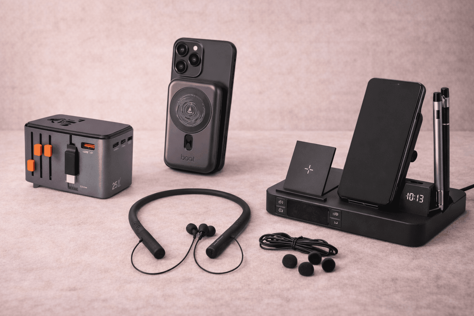 Premium tech and desk pieces